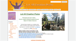 Desktop Screenshot of letallcreationpraise.org